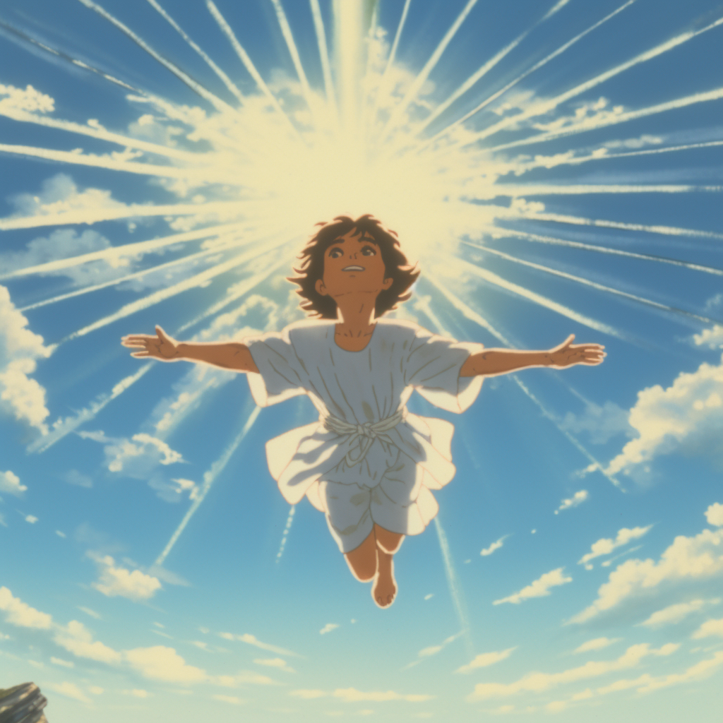 Hayao Miyazaki's Retro Anime of Icarus Angel Boy