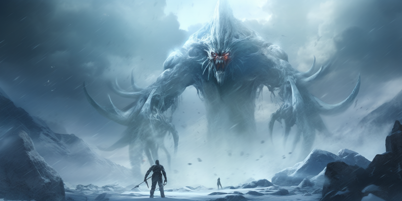 Massive Ice Elemental Daddy Long Legs