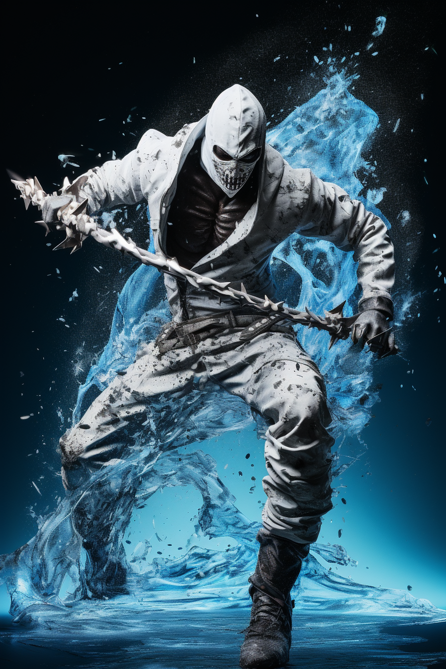 Ice Executioner With Raw Action Pose