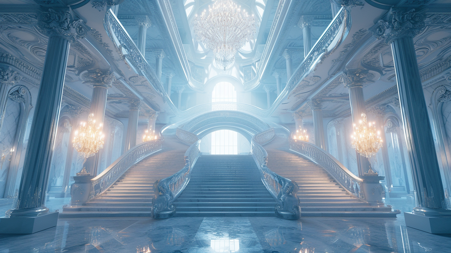 Ice Palace Lobby Staircase Luxury