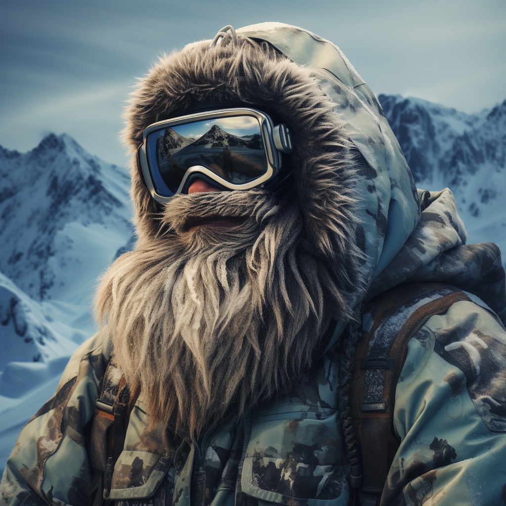 Icelandic Yeti in Arctic Tactical Gear