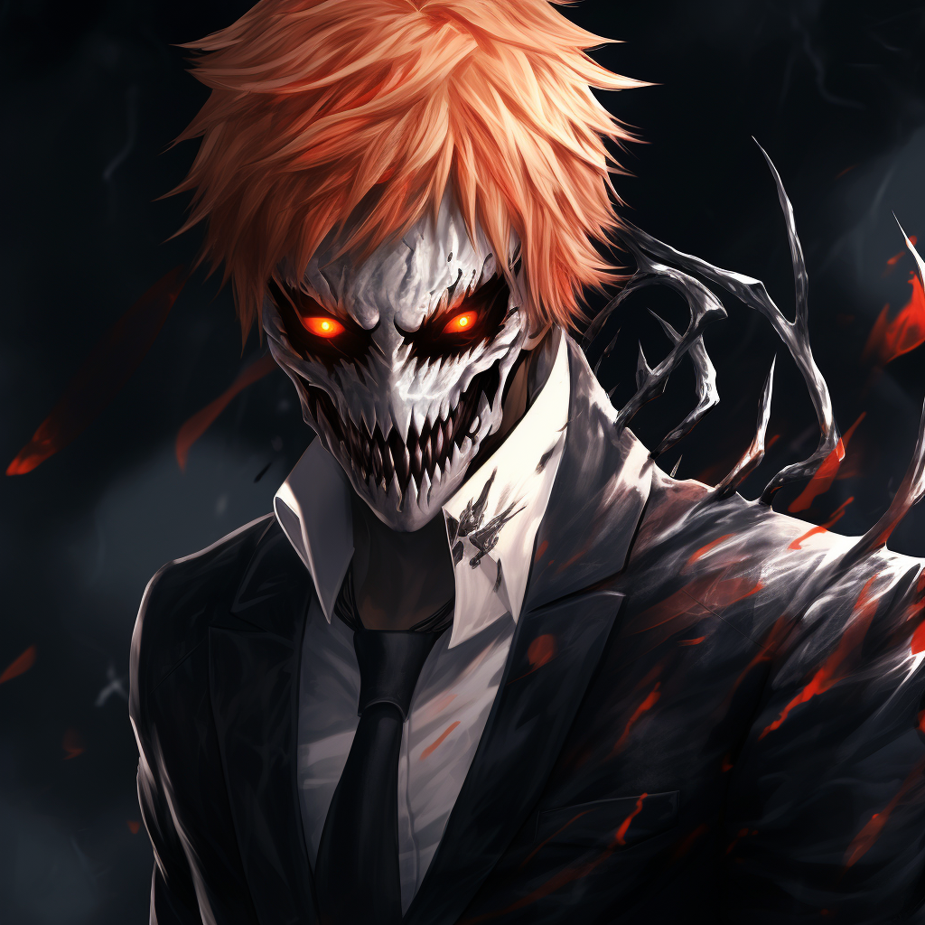 Ichigo Full Hollow Character Illustration