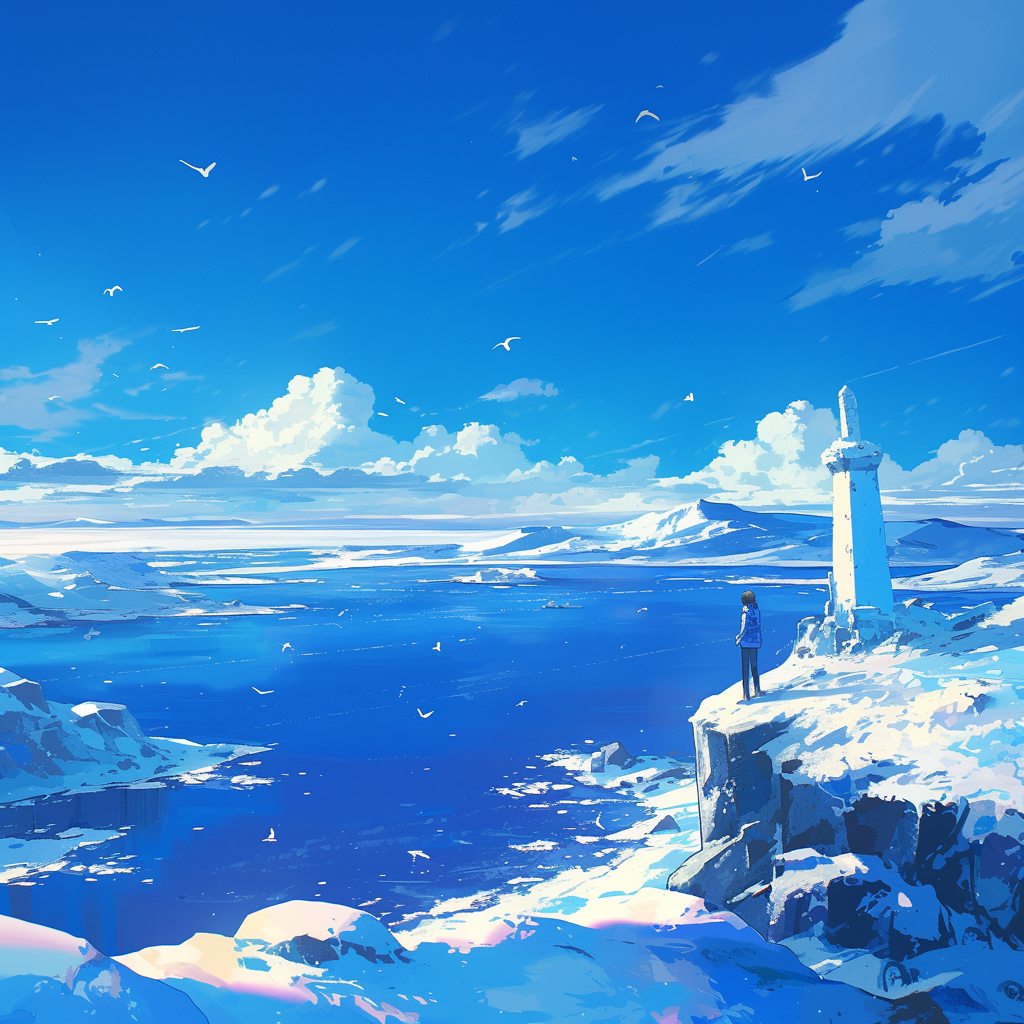 Icy Cold Bay Scene Artwork