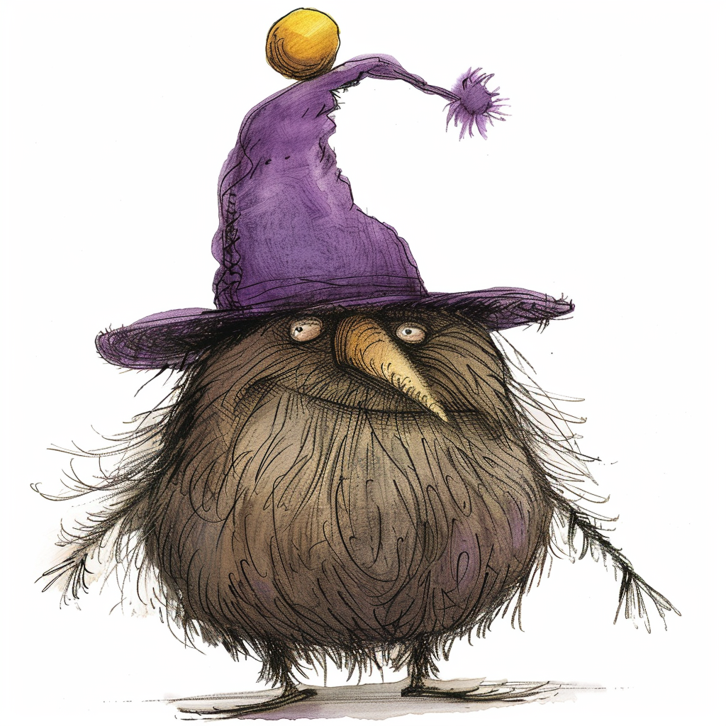 Goblin with purple top hat