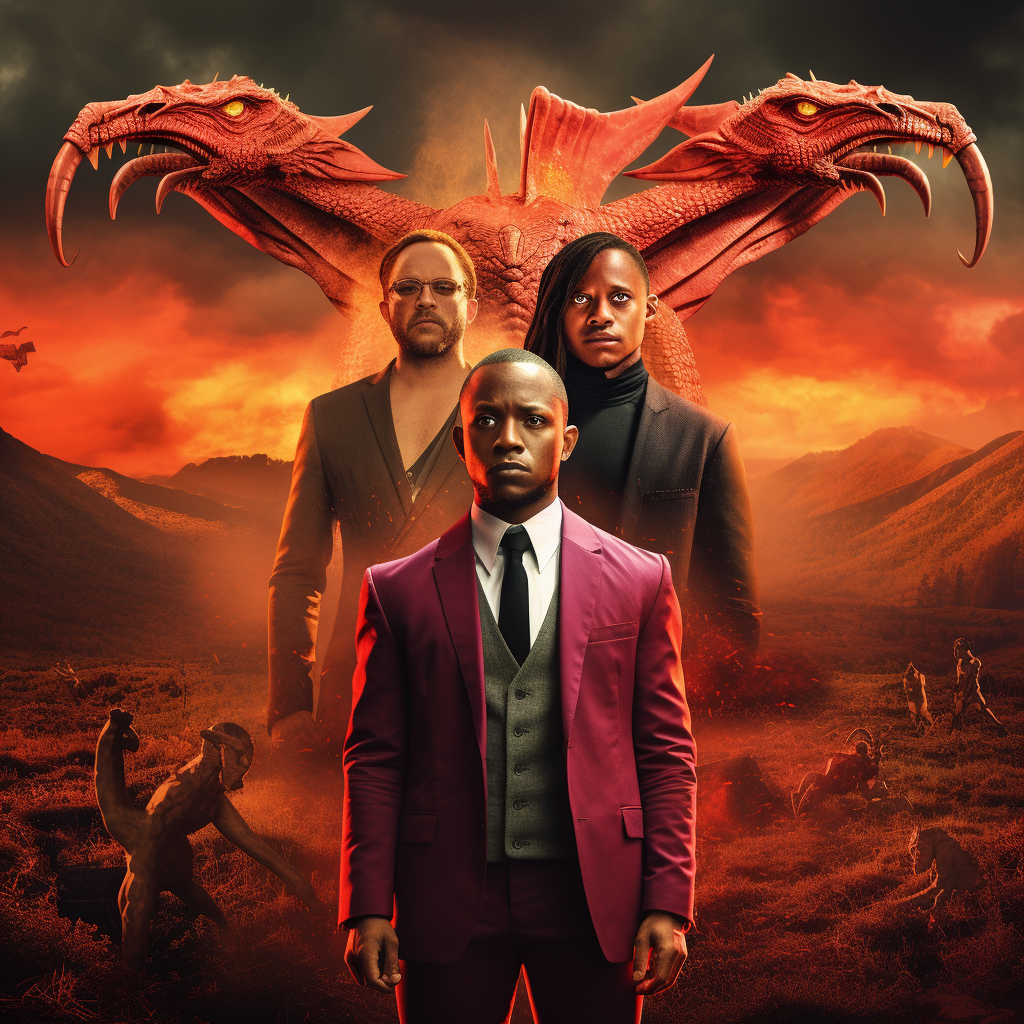 Album cover featuring Imagine Dragons, Kipchoge Keino, and Nyashinski