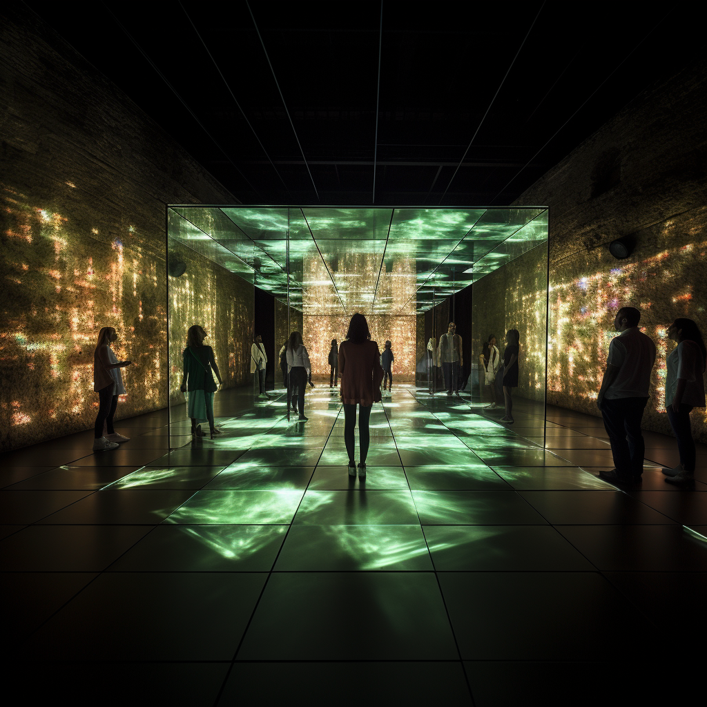 Immersive Room Italy Square Projection Image