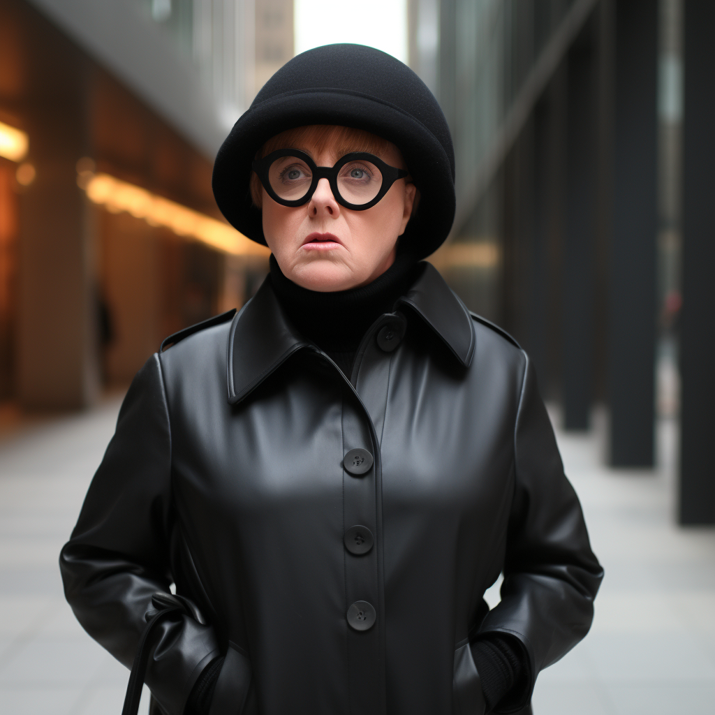 Brad Bird dressed as Edna Mode