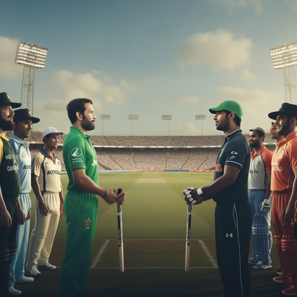 CGI cricket match between India and Pakistan