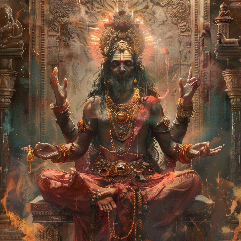 Indian Ancient God Divinity Art