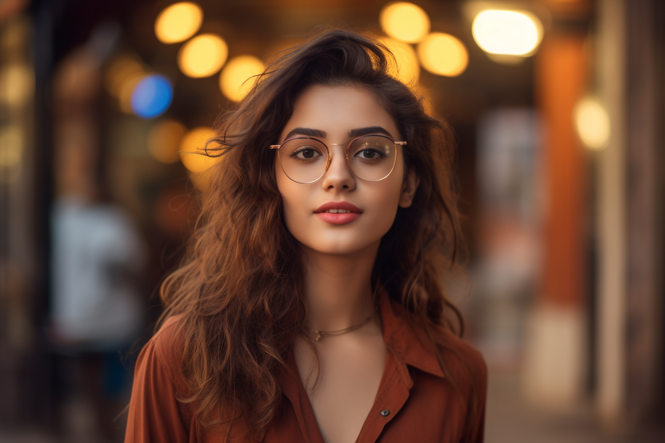 Indian college students with trendy eyeglasses