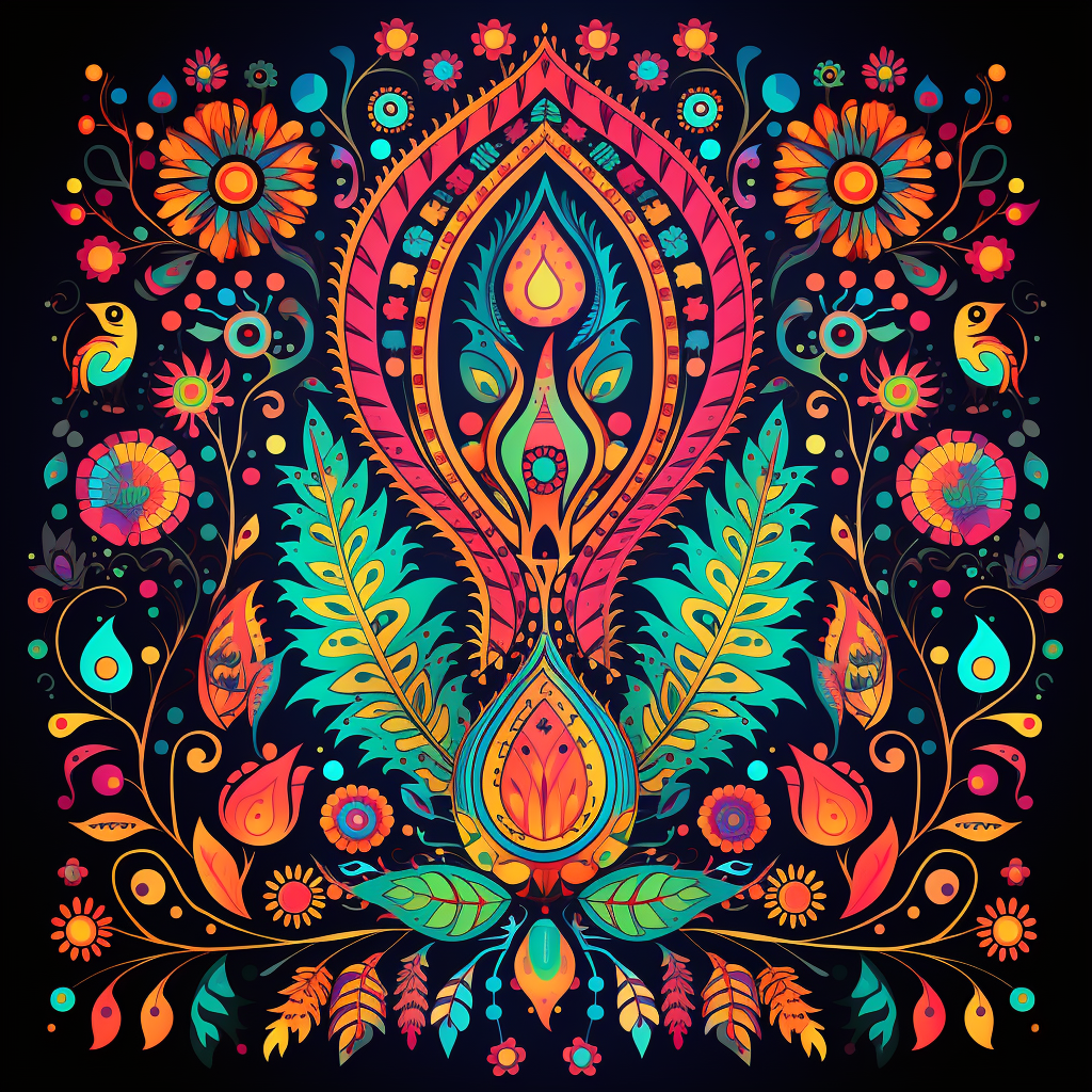 Vibrant Indian Colourful Design