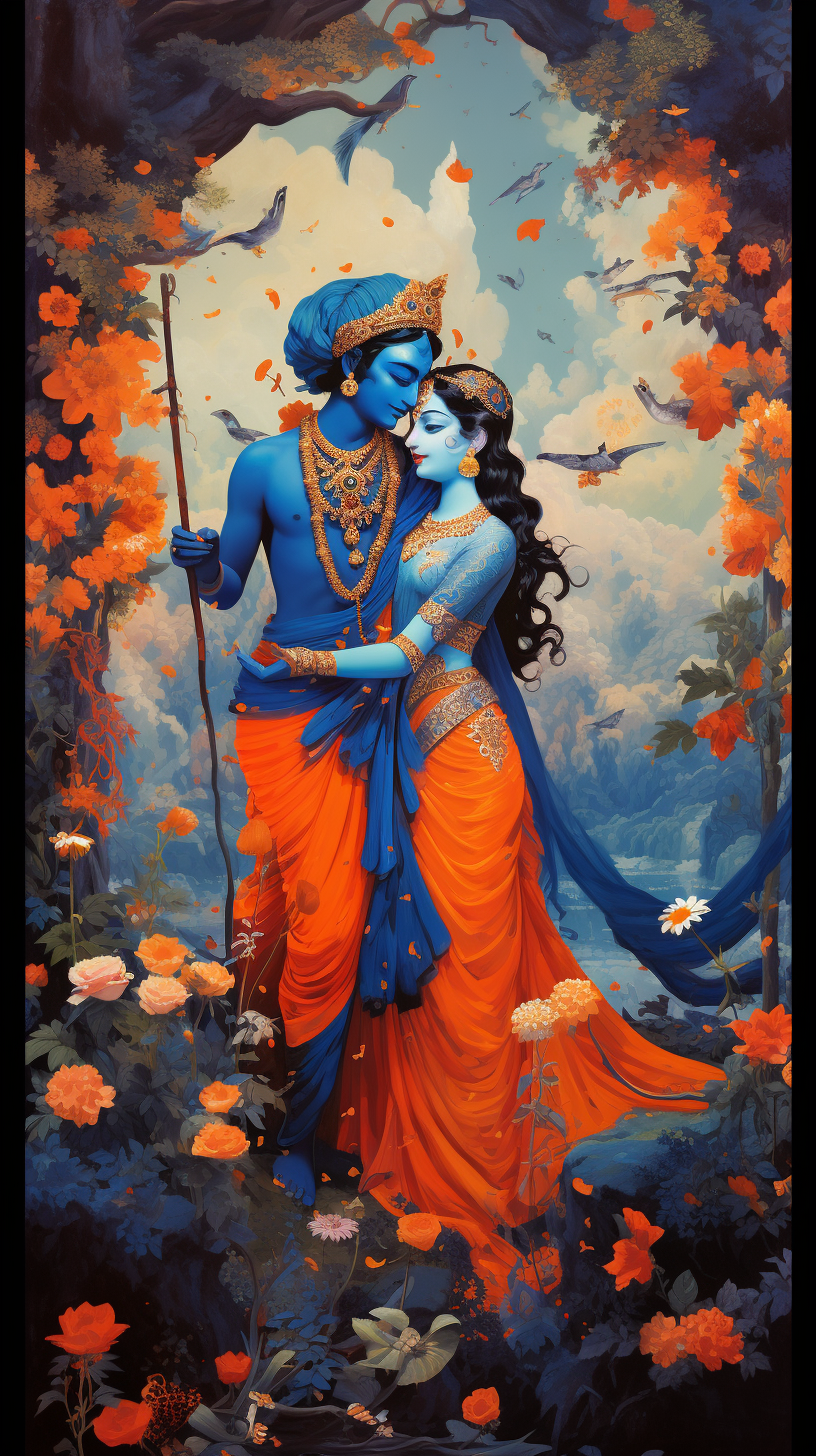 Indian Romance of Gods Image