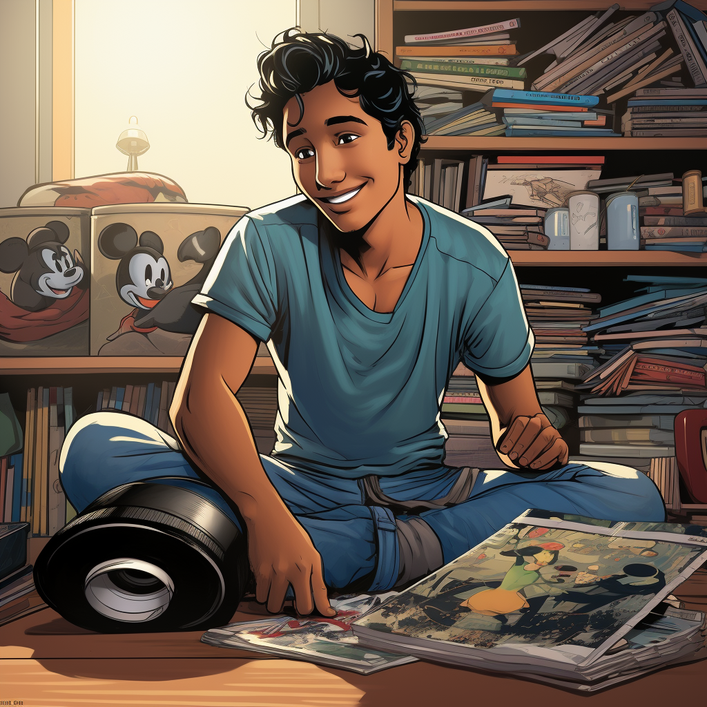 Indian teenager dreaming of Bruce Springsteen merch