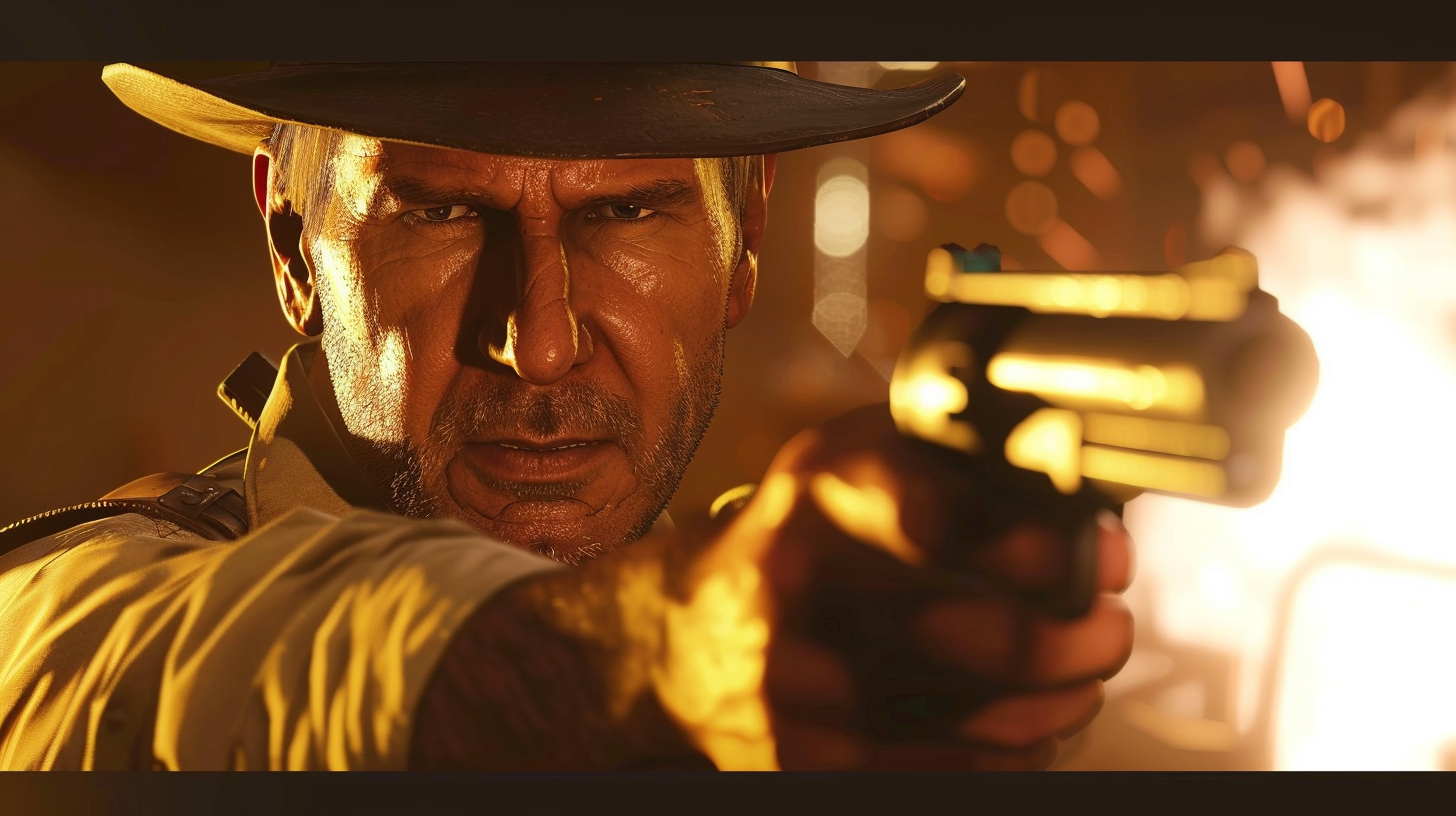 Indiana Jones Gangster Loading Screen Art