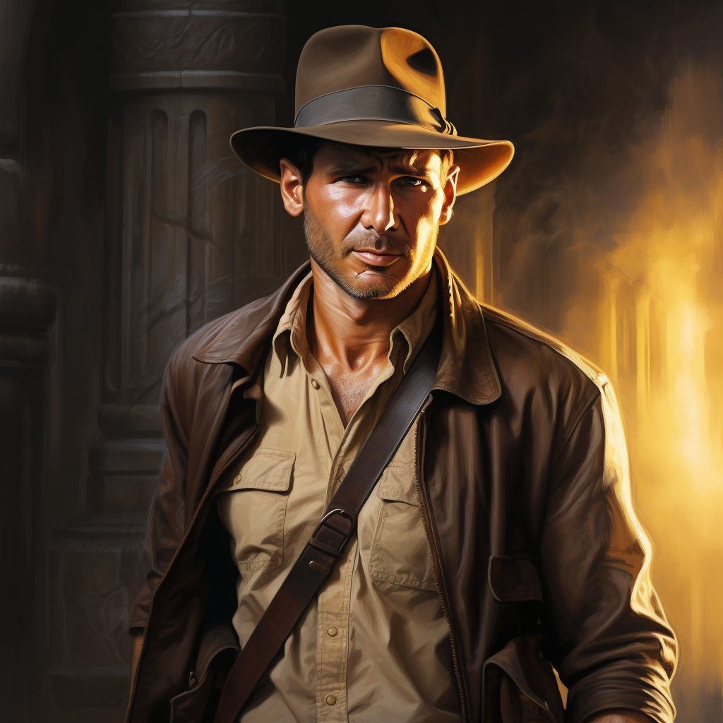 Adventurous millennial Indiana Jones explores the world.