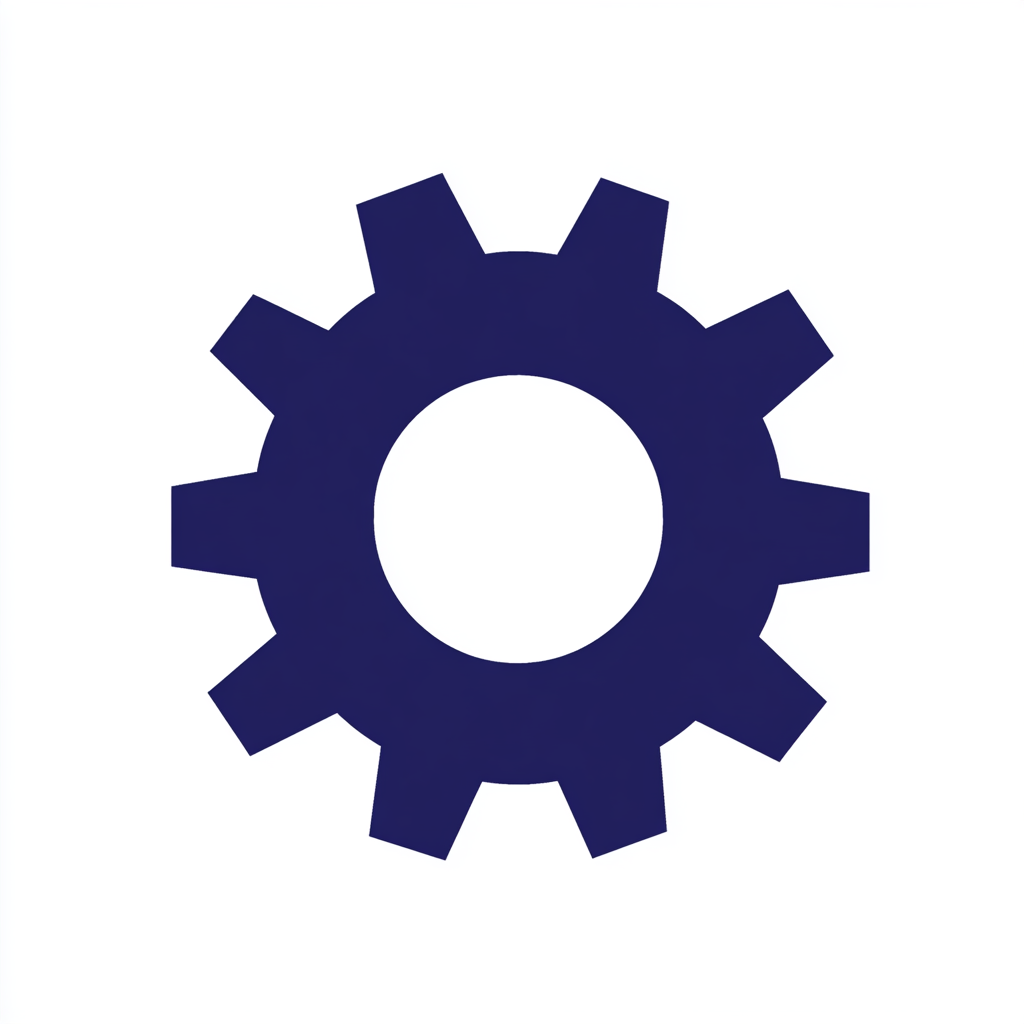 indigo gear symbol representing employee workplace applications