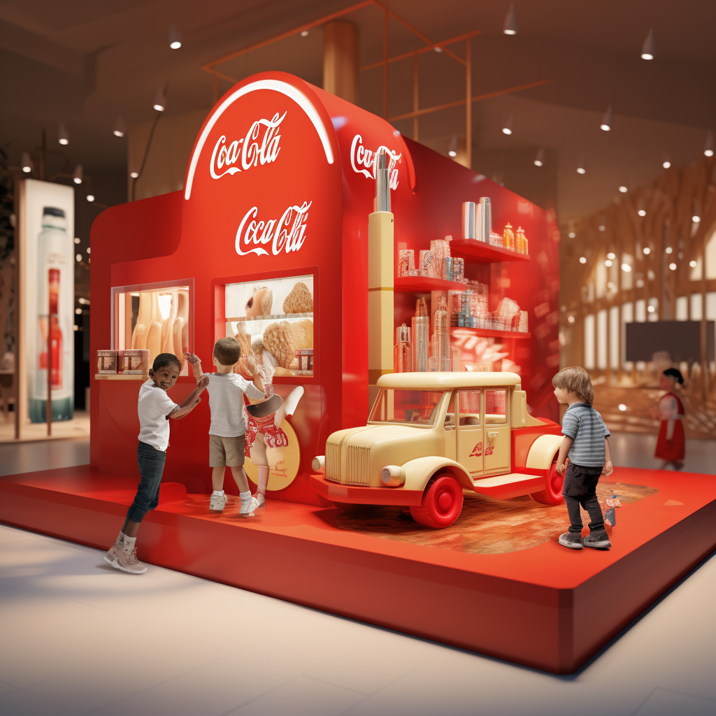 Indoor Coca Cola Play Activation