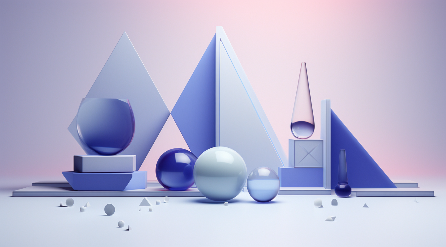 Geometric Composition of Colored Objects