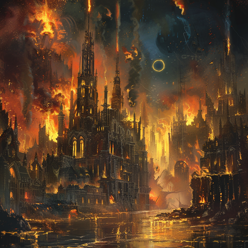 Inferno Wrath City Flames Destruction