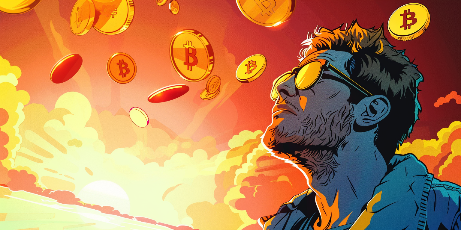 Cartoon Bitcoin High Contrast