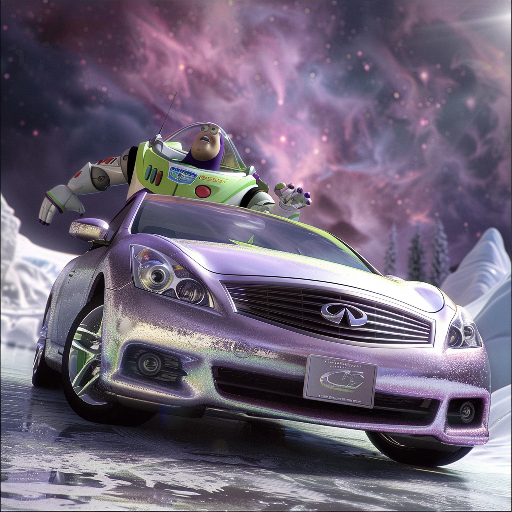 Infiniti G37 Buzz Lightyears Movie Title