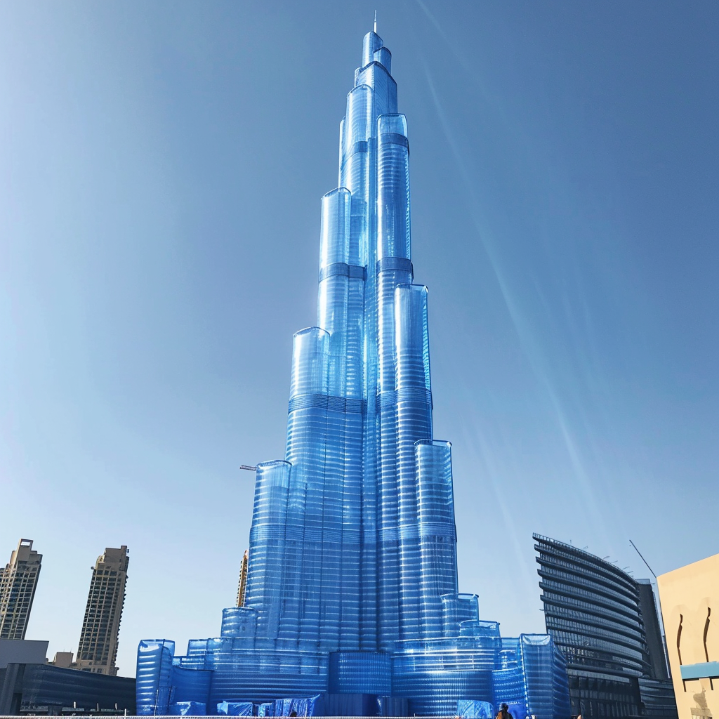 Inflatable Burj Khalifa Tower Picture