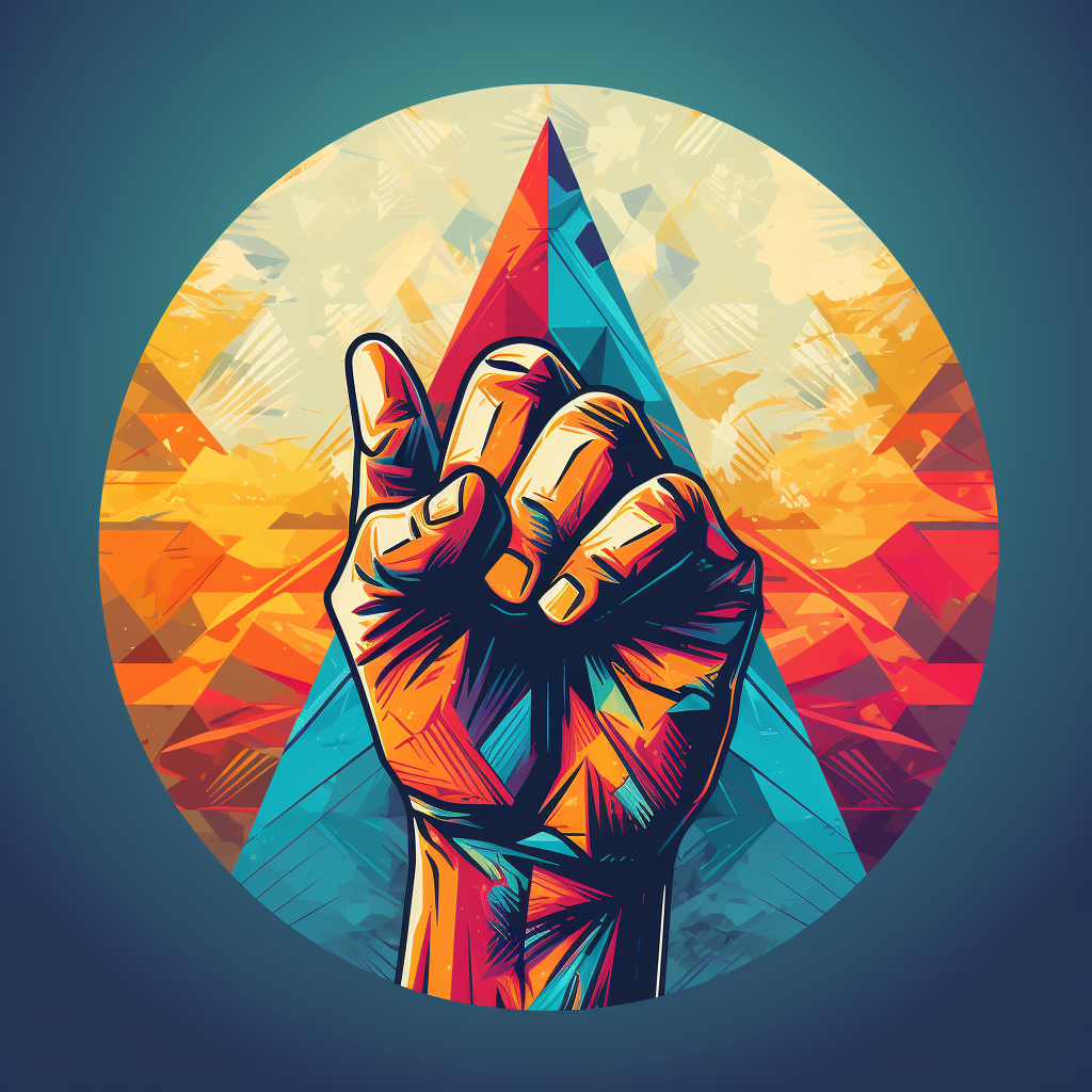 Initiative Icon Up Hand Illustration