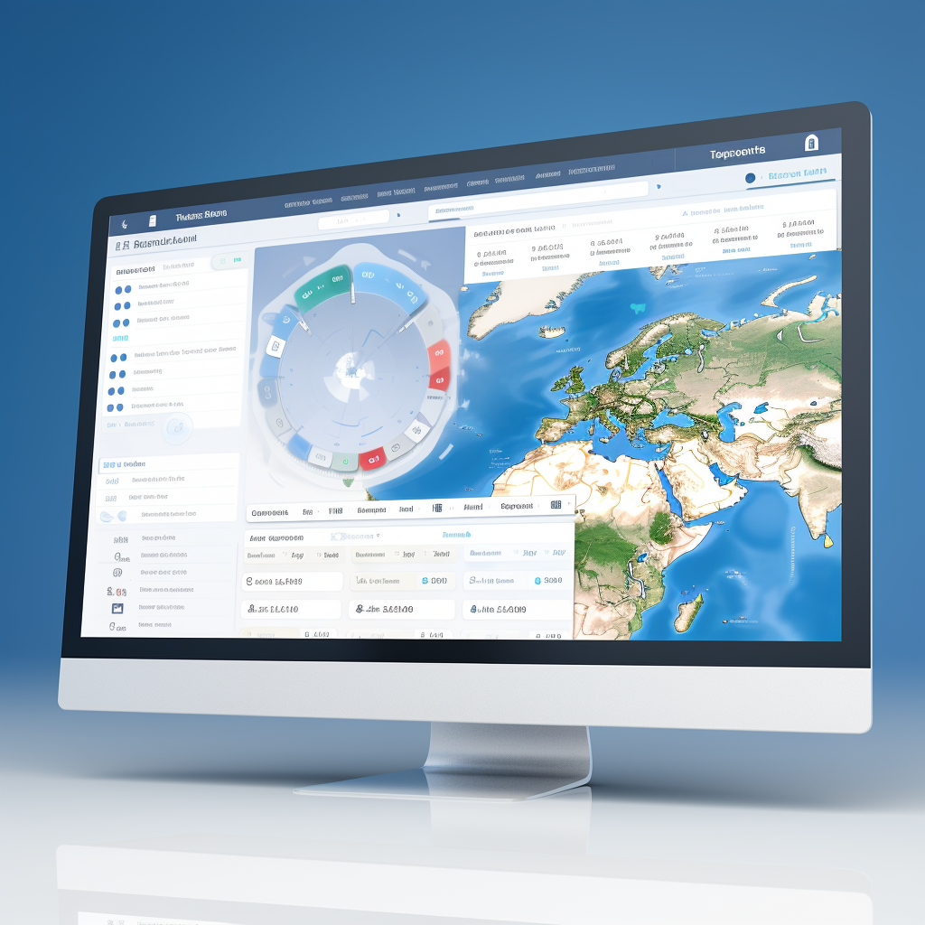 Innovative travel planning software interface