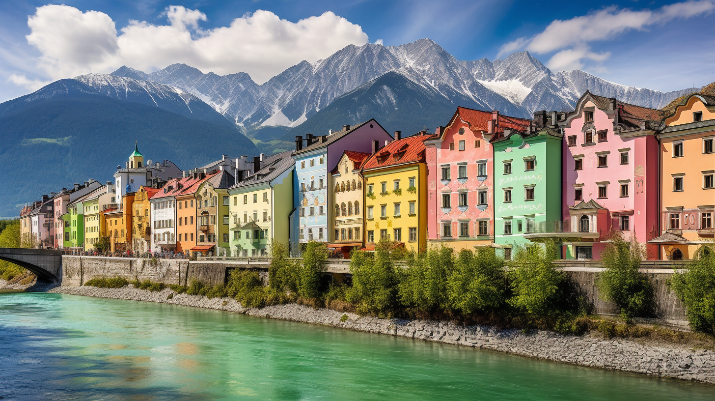 Enchanting View of Innsbruck with Gothic and Baroque Architecture