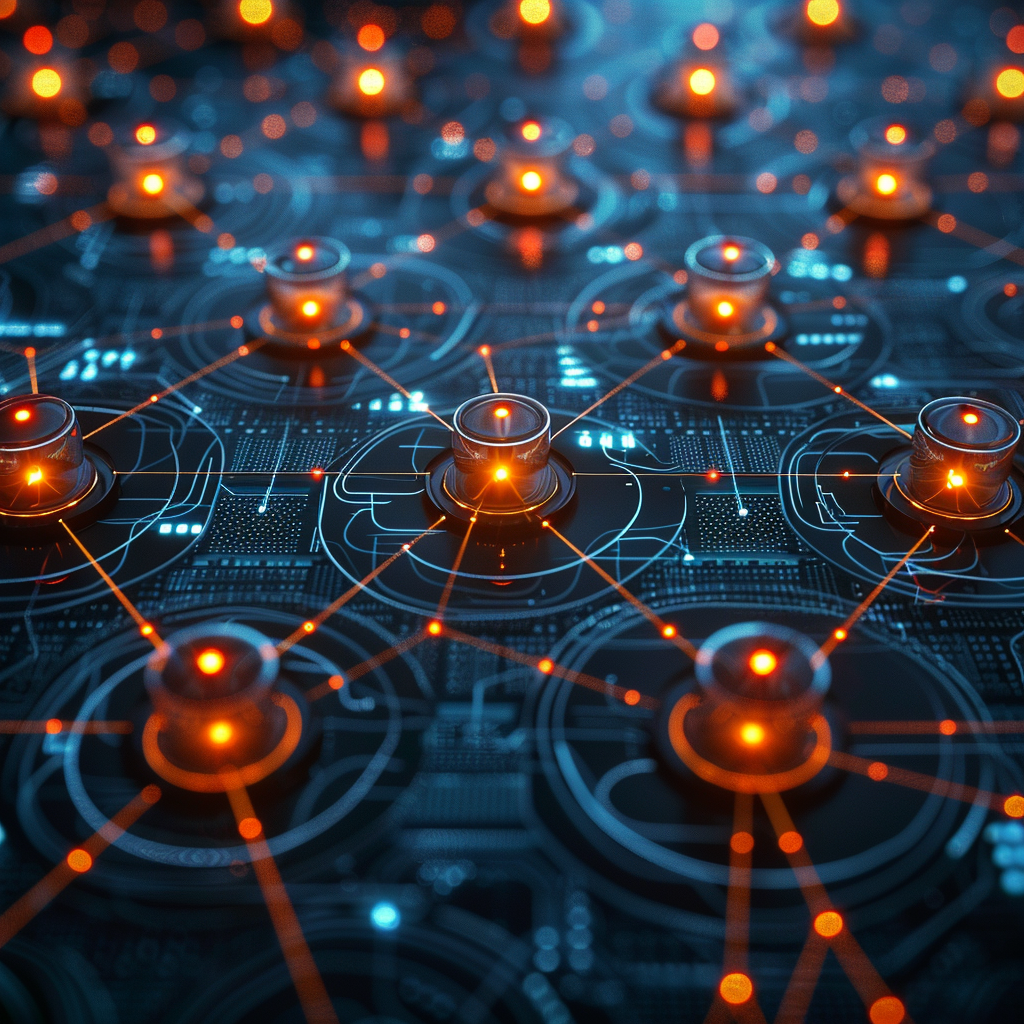 interconnected secure network nodes