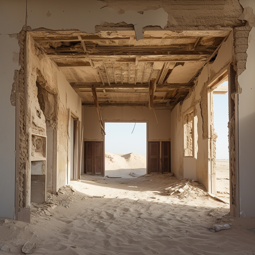 Interior of Bedouin Exploration Center in Sharjah