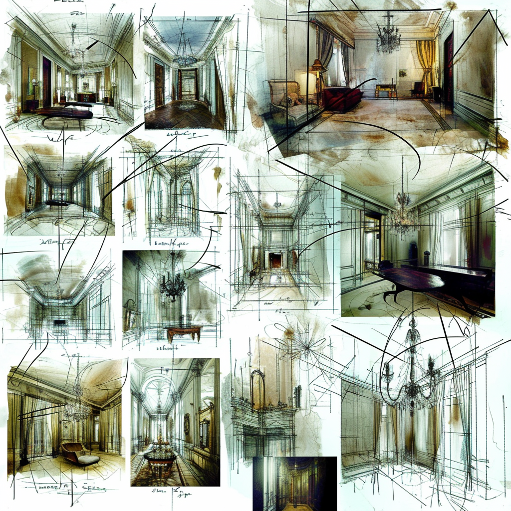 Interior Design Process Schematic Diagram