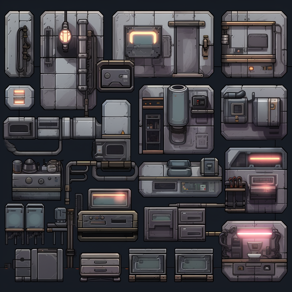 Sci-Fi RPG Furniture Sprite