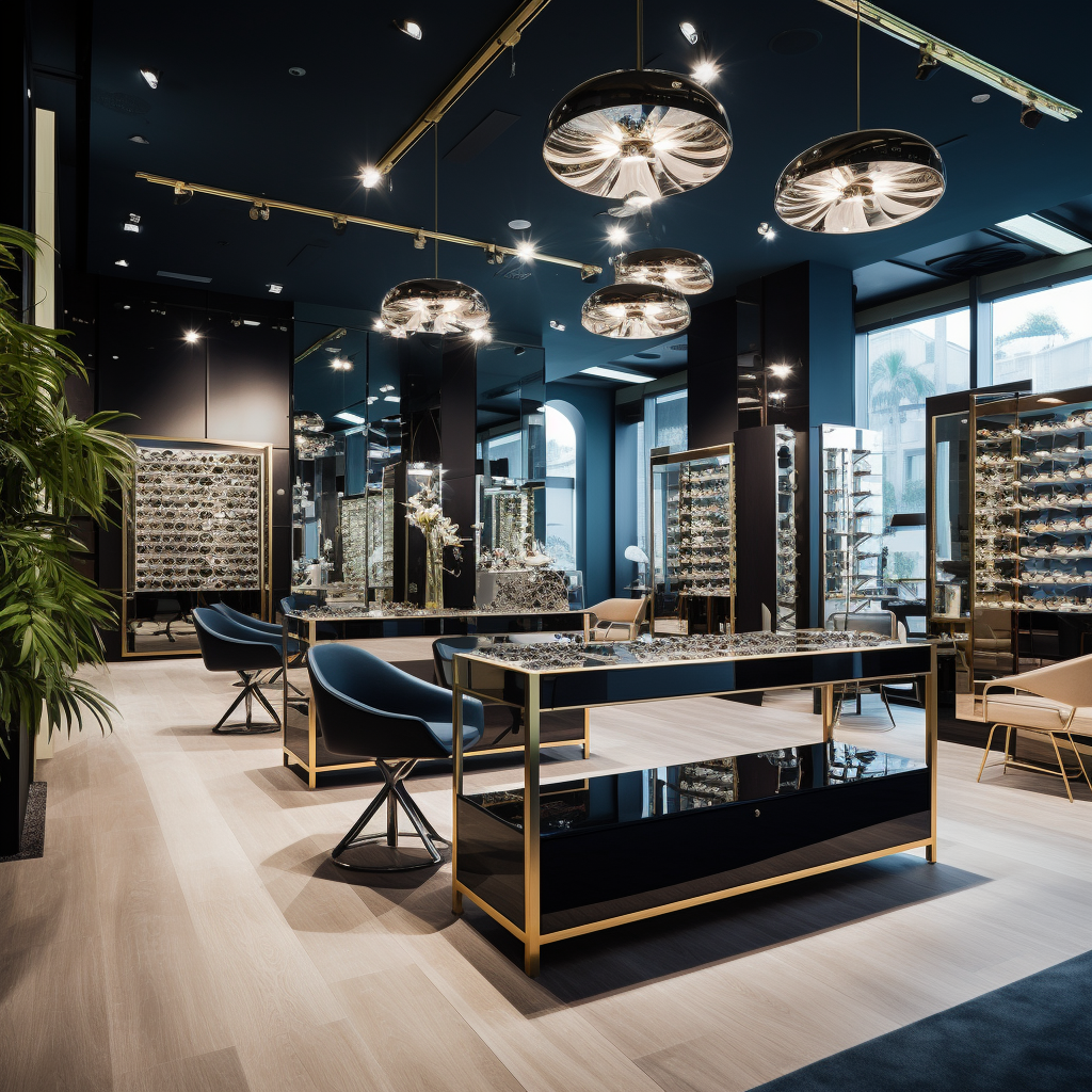 High-End Opticians Interior Design