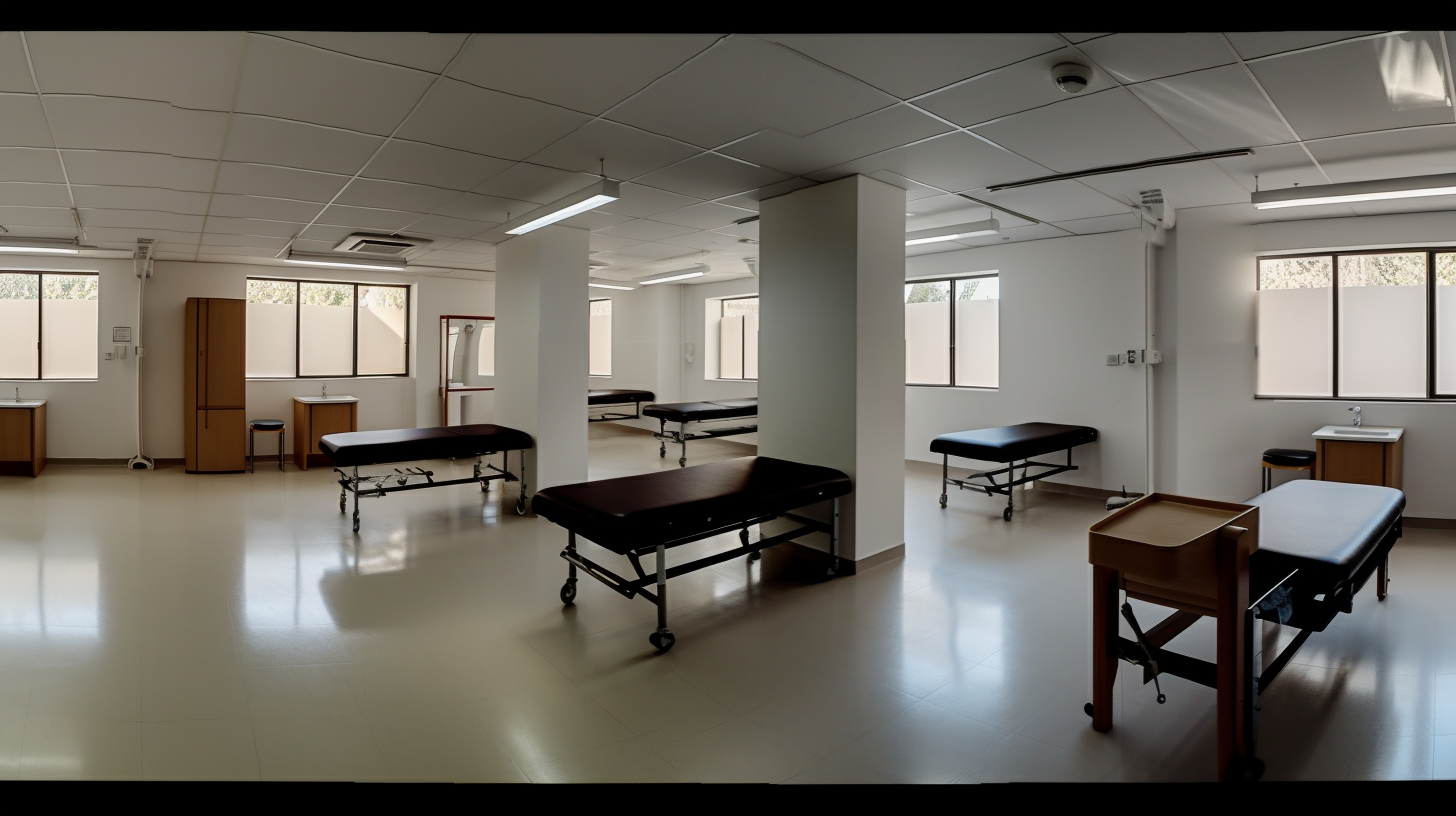 Modern Physical Rehabilitation Center Interior