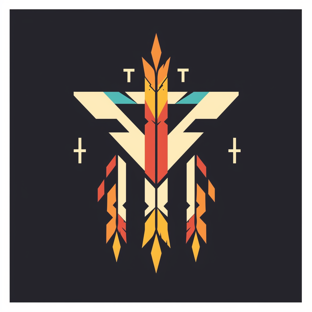 TC intertwined logo Native American