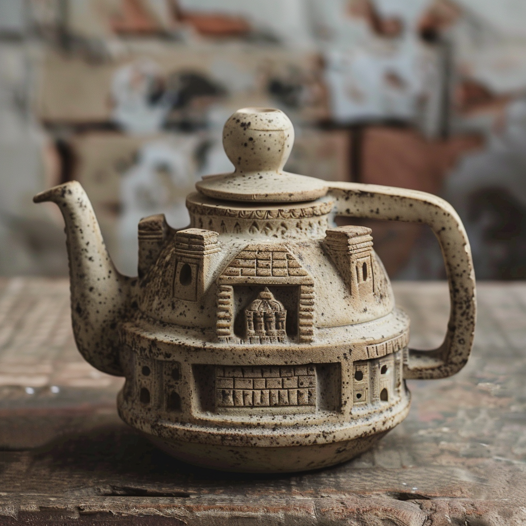 Inverted Temple Teapot