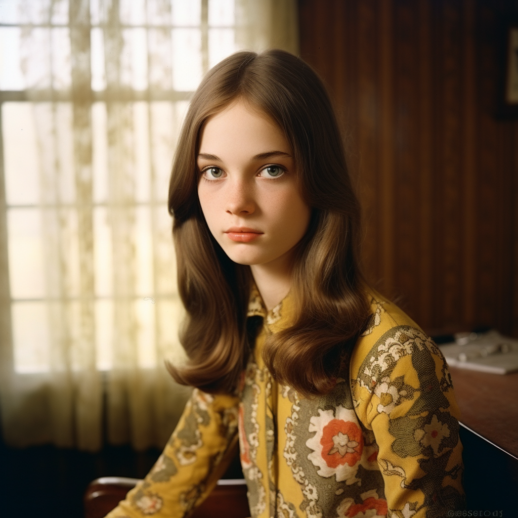 Snapshot of a Teenage Girl in Iowa, 1965