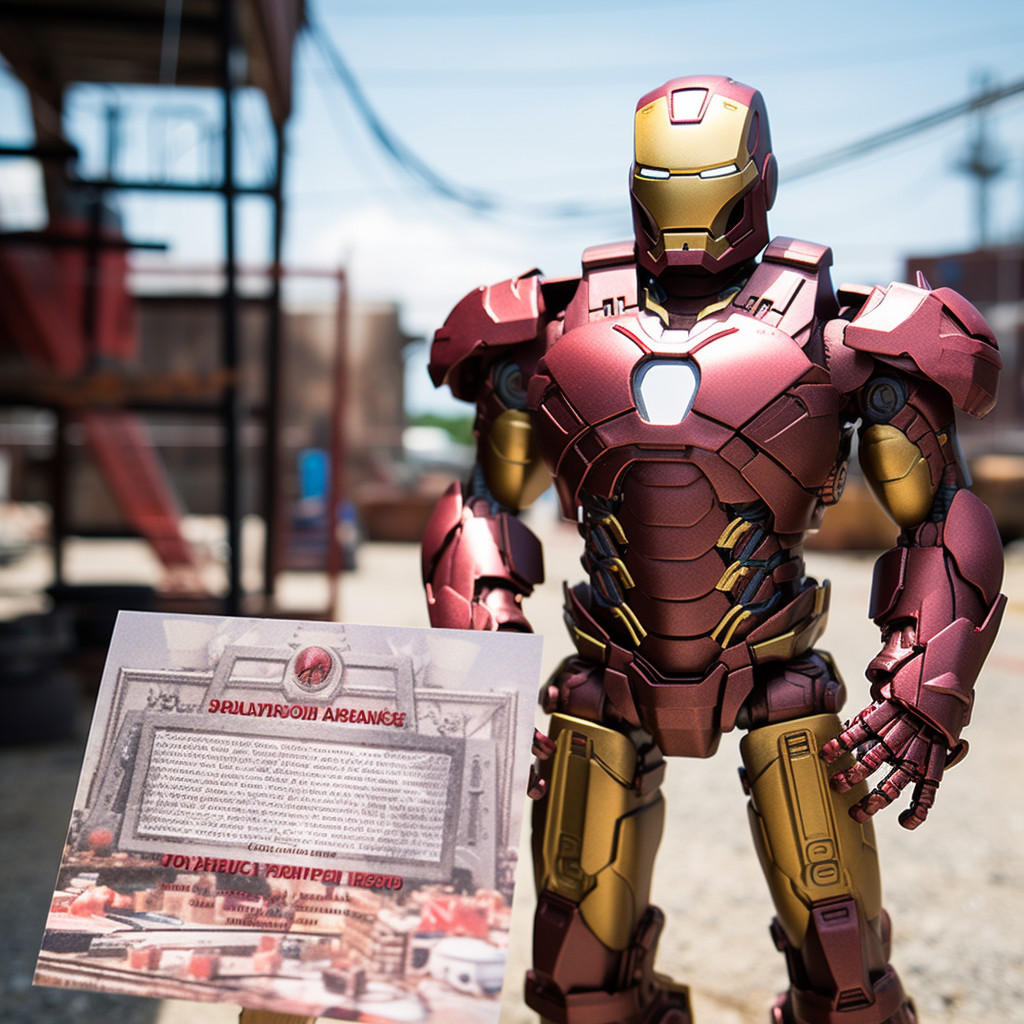 Iron Man Birthday Party Invite