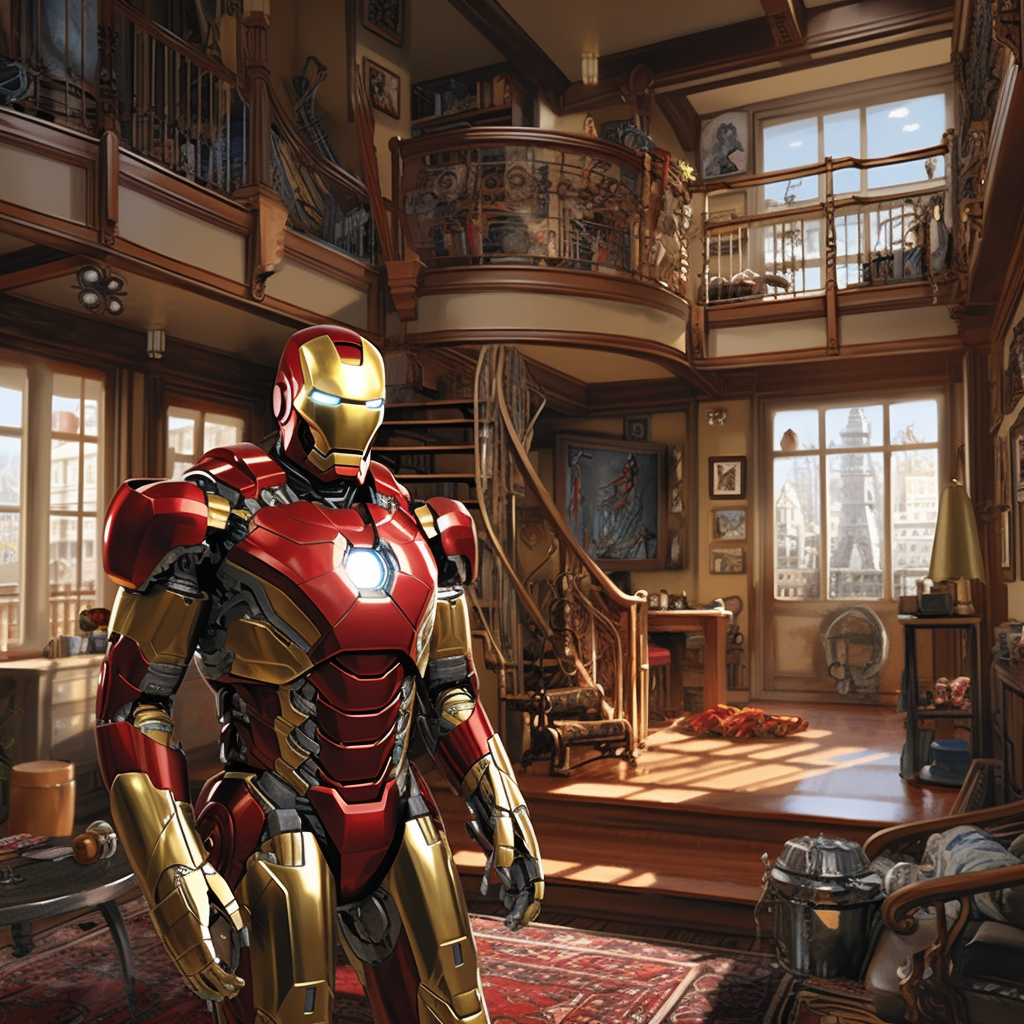 Iron Man Jarvis House AI Image