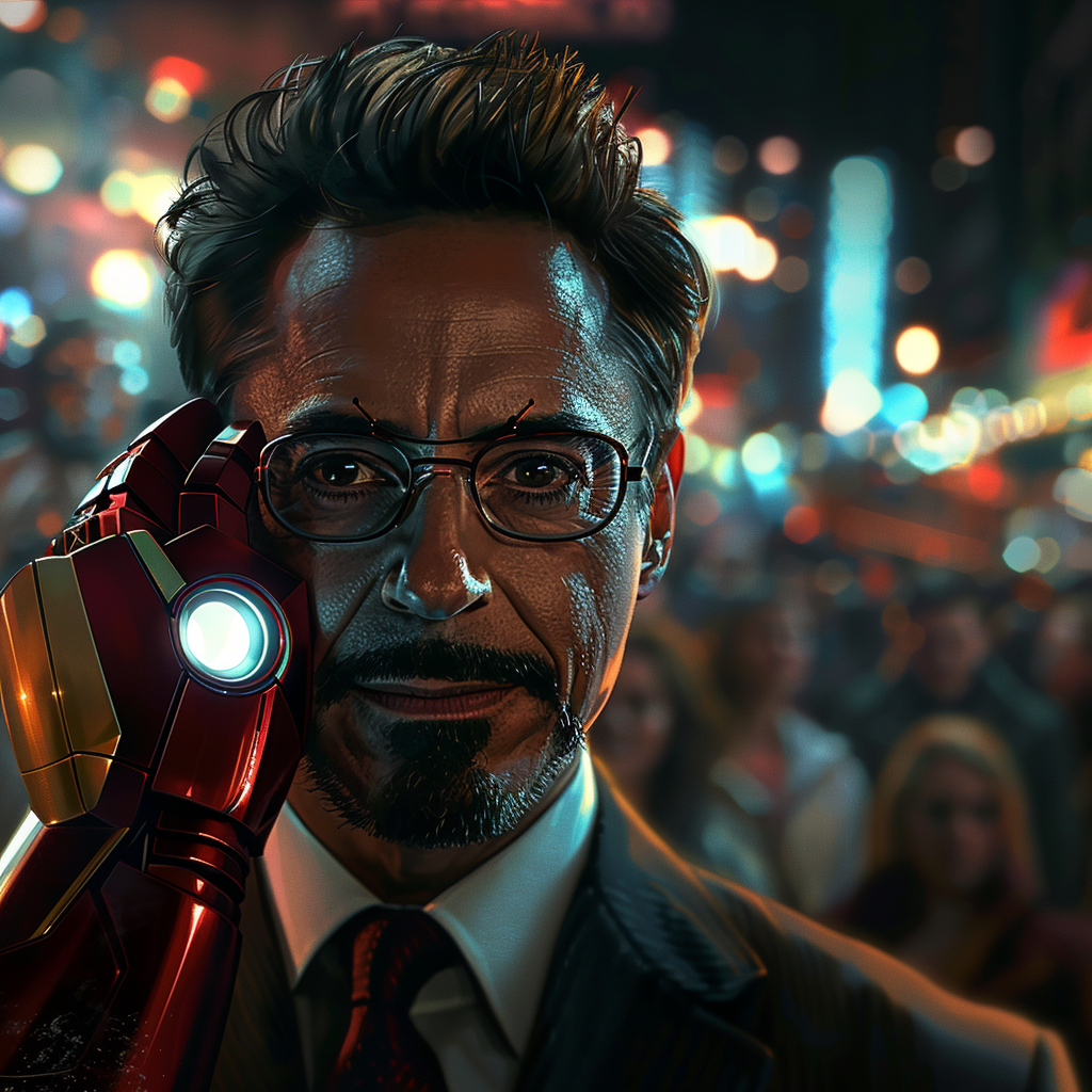 Iron Man Smiling Mask Off