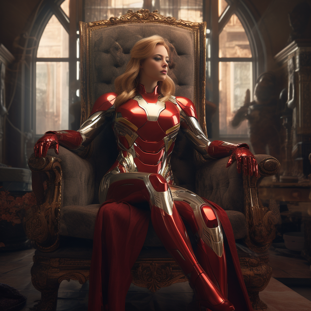 Reflective Ironman as Queen