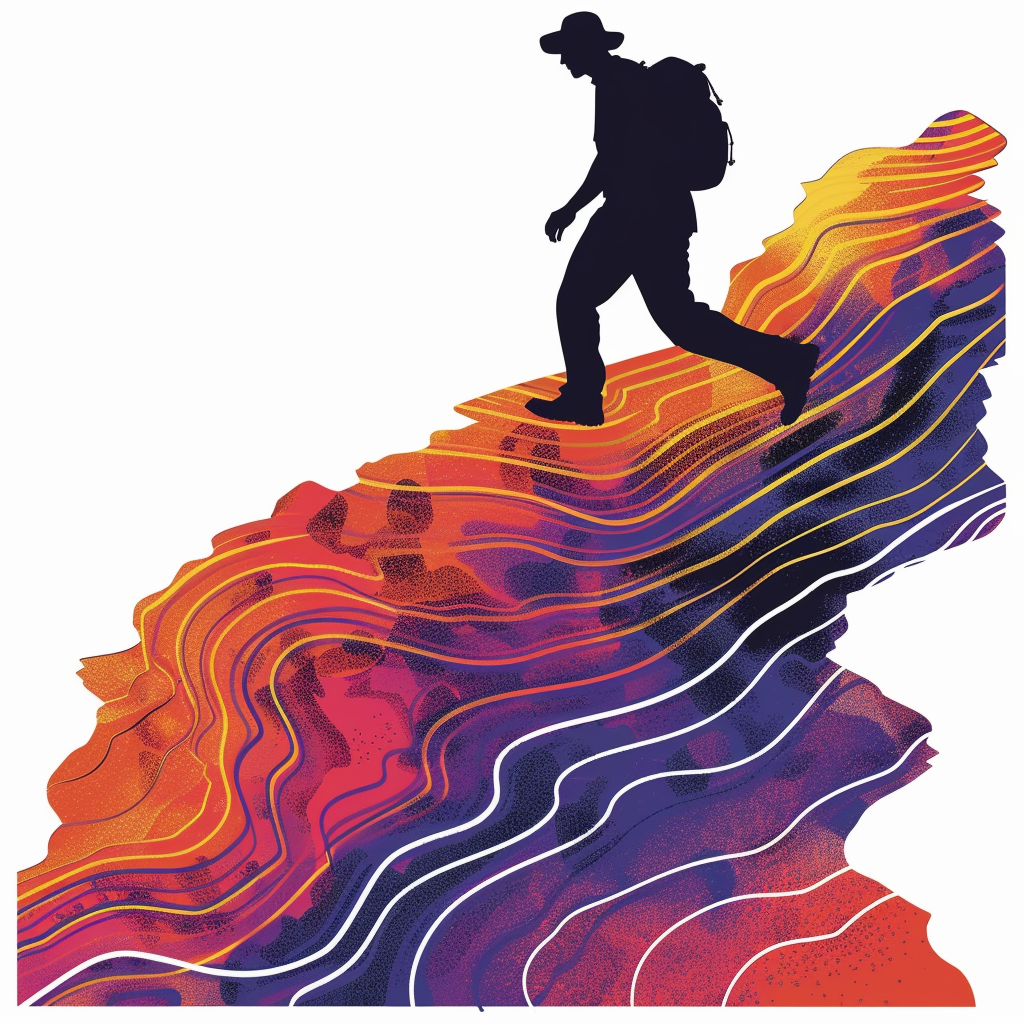 Gait Data Pictogram on Irregular Terrain