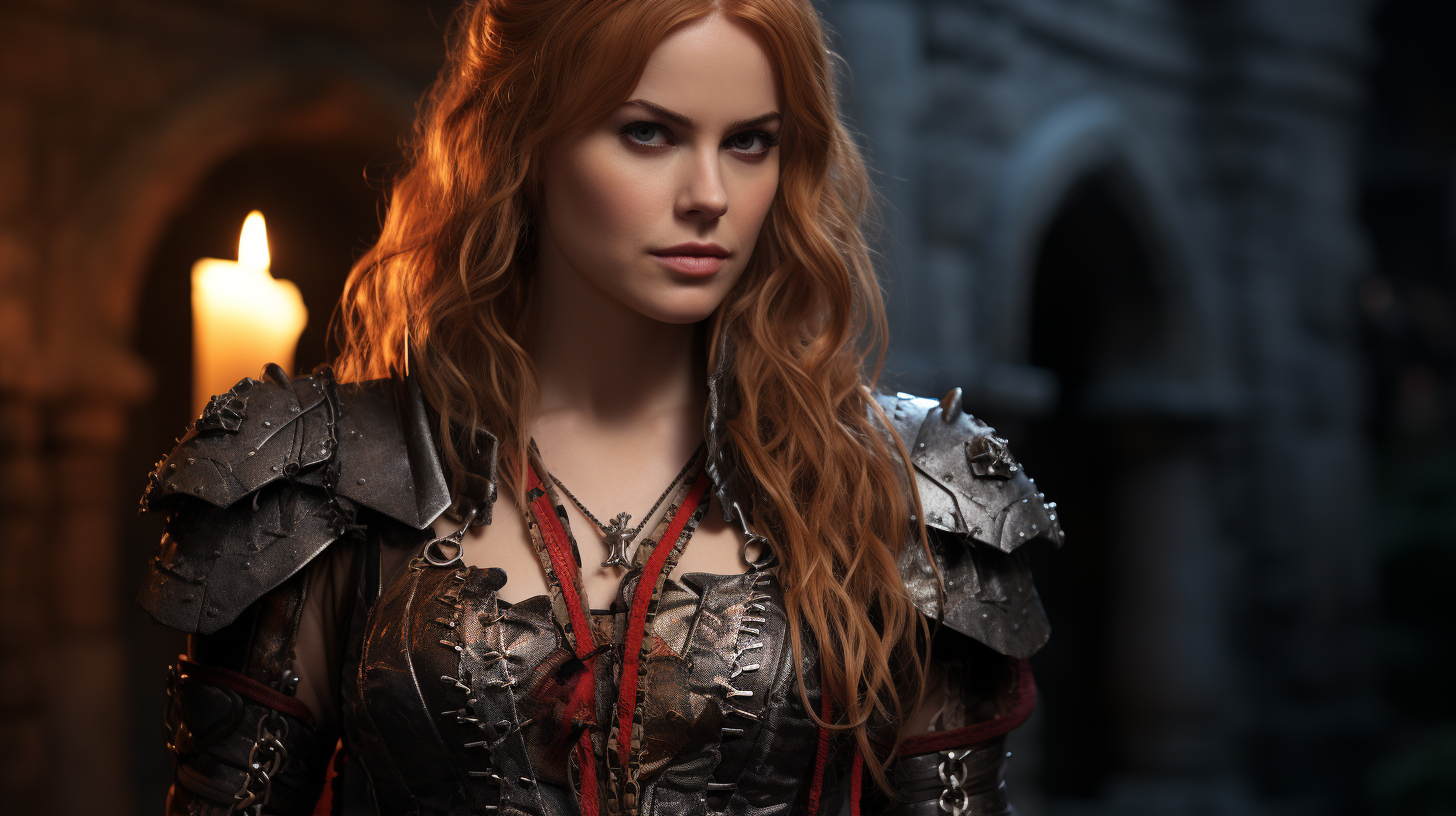 Isla Fisher portrays Cosplay Lenore from Castlevania