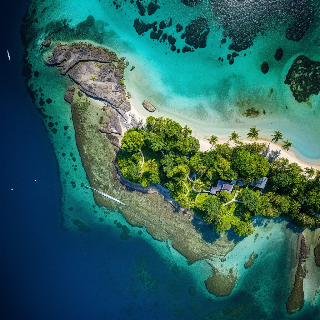 Breathtaking Island Aerial Views