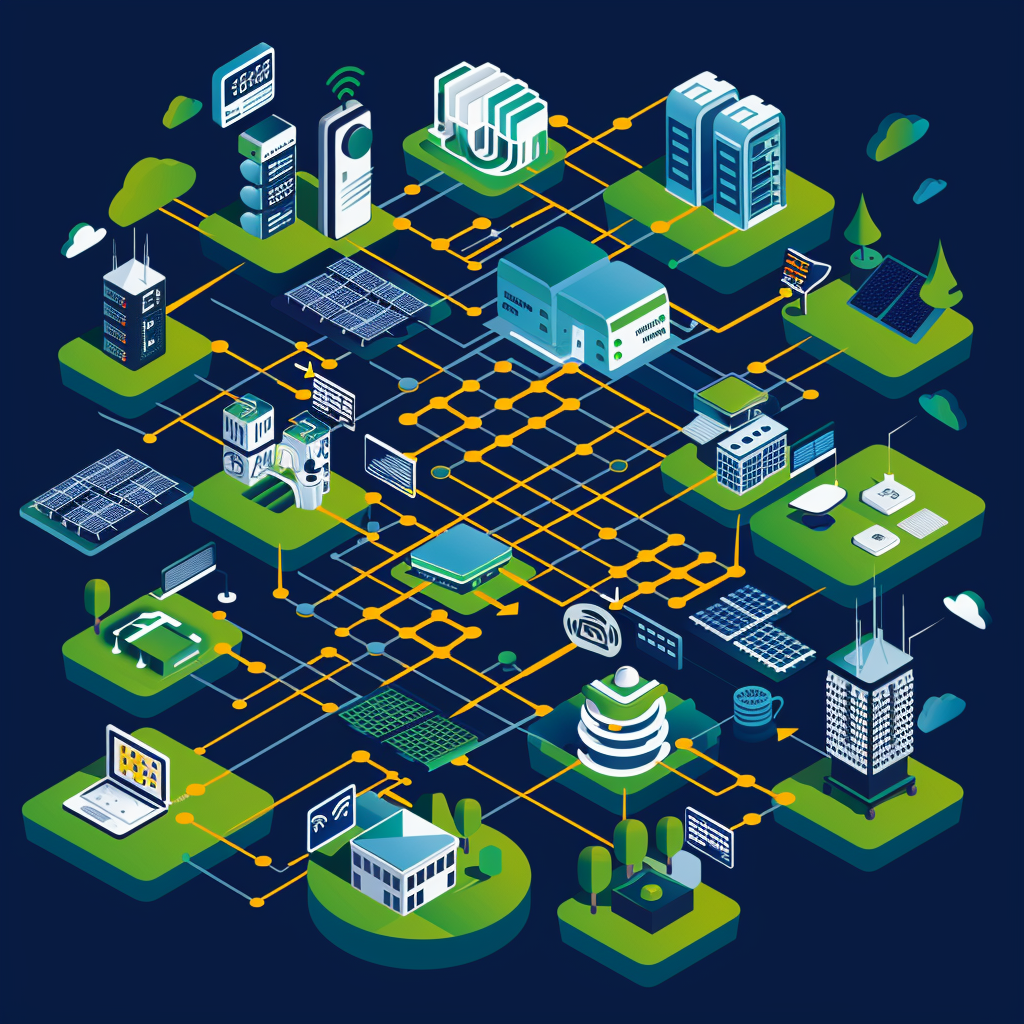 Modern Telecom Services Infographic