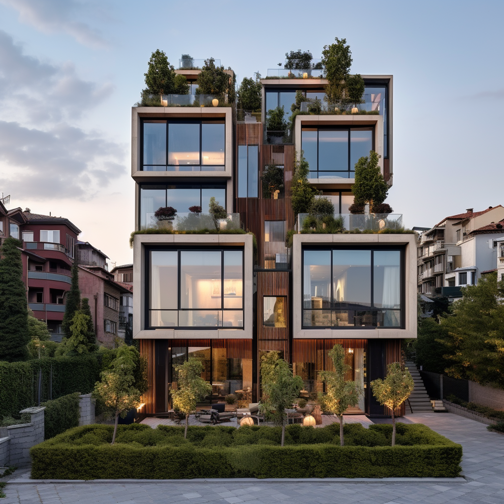 Spacious home office building in Istanbul