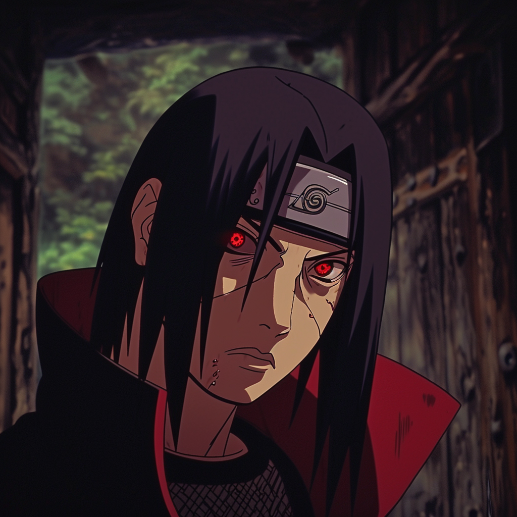 Itachi Uchiha Naruto Shippuden Retro Studio Ghibli Animation