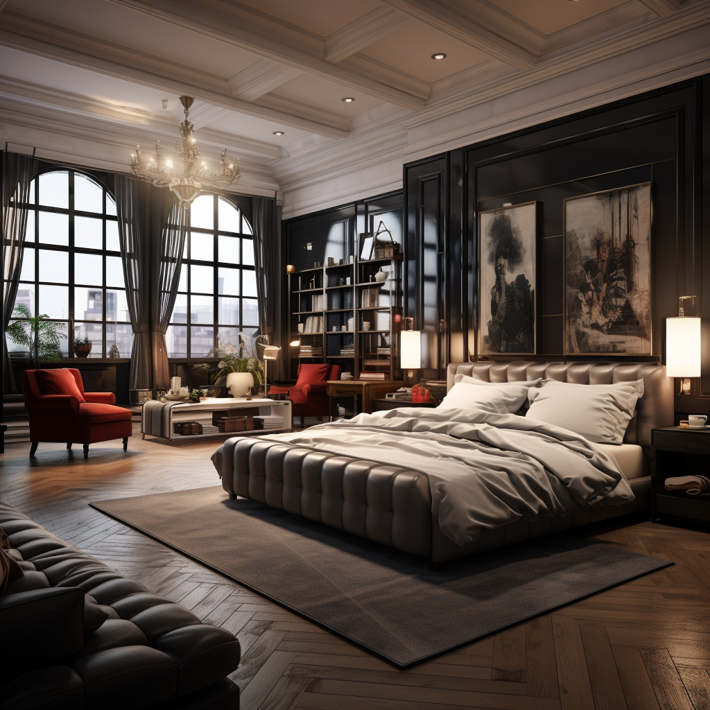 Italian Mafia Inspired Bedroom Design