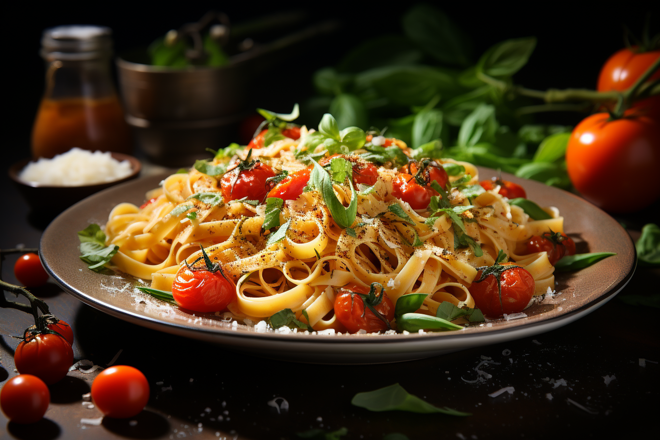 Tasty Italian Noodles with Fresh Herbs